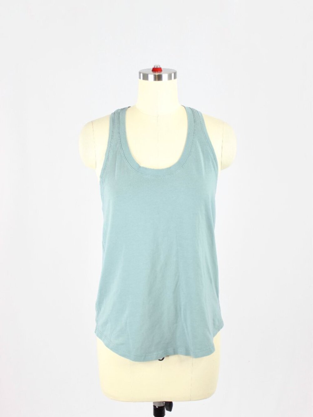 LULULEMON Mystic Green Pima Cotton Racerback Love Tank II Top, Size 4